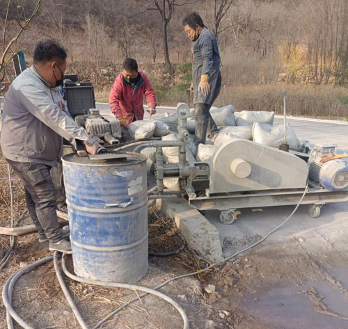 澜沧路面下沉注浆